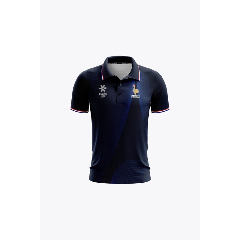 Official France Kids Polo Jersey | Navy