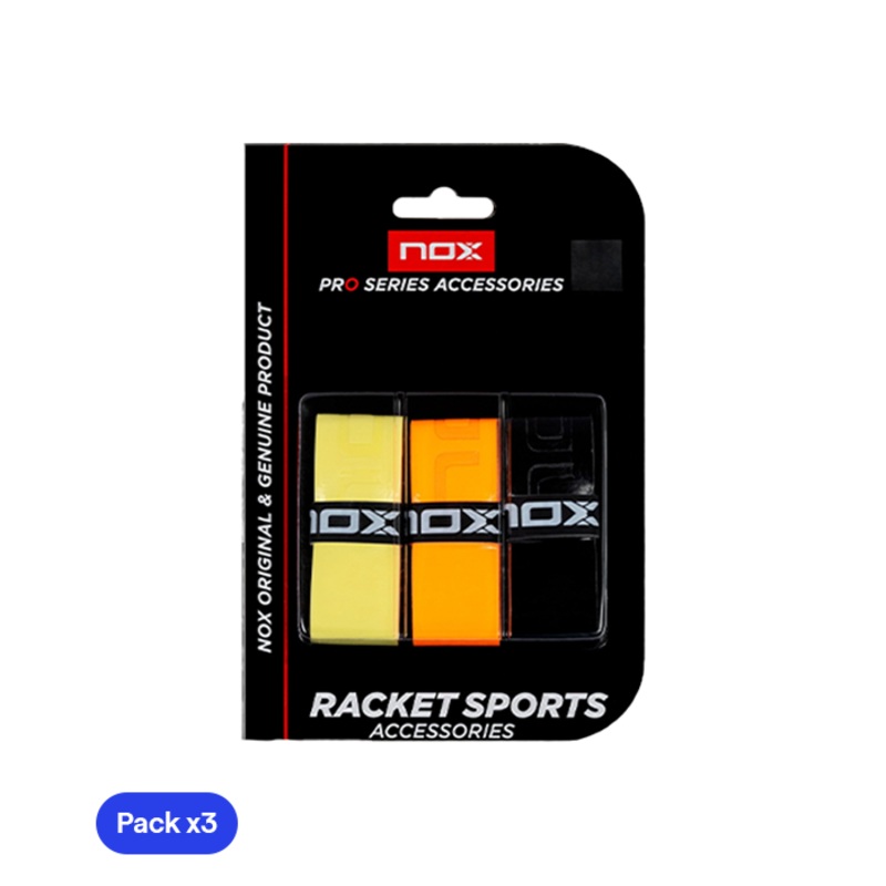 Overgrips NOX Pro Liso 3 Colores (Pack x3)