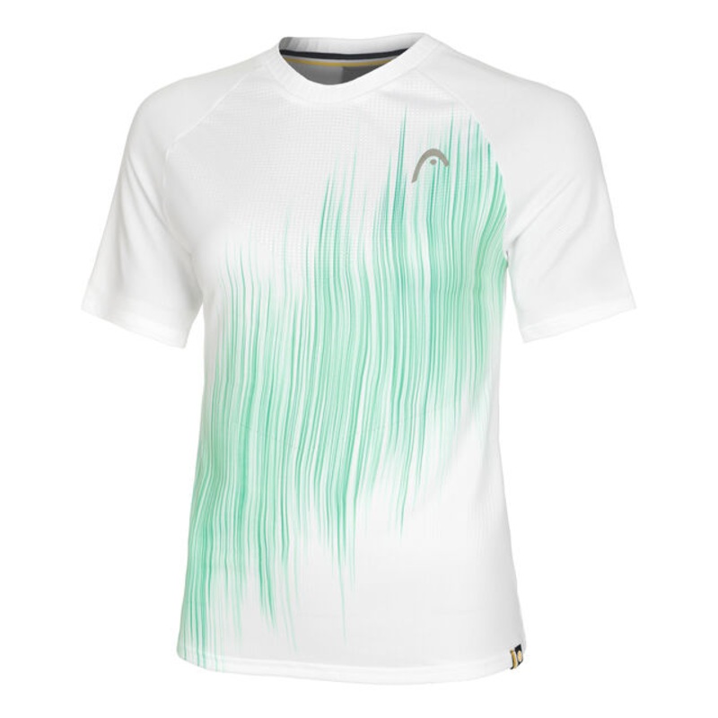 Performance T-Shirt Women - White, Turquoise