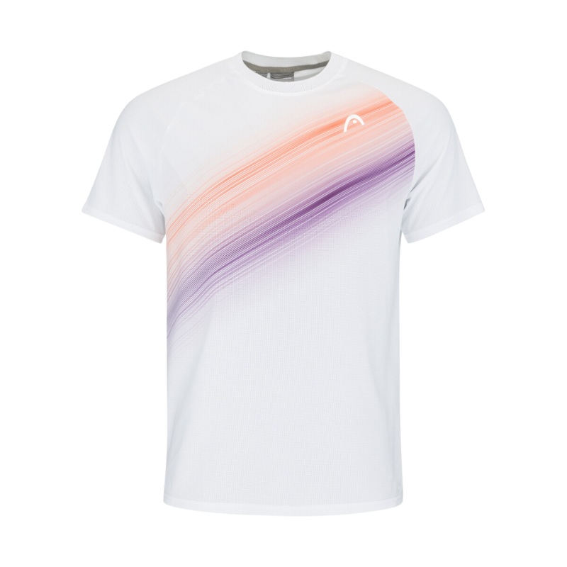 T-shirt Head Performance Blanc/Orange