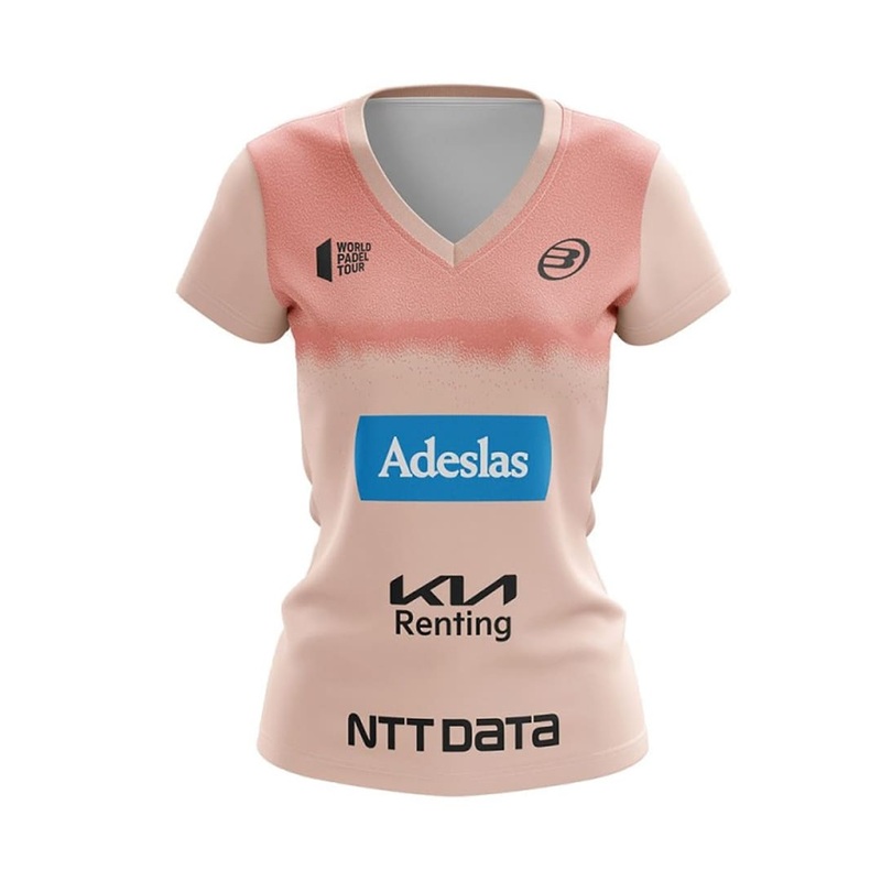 Bullpadel WPT YECO Womens T-Shirt Salmon Flour