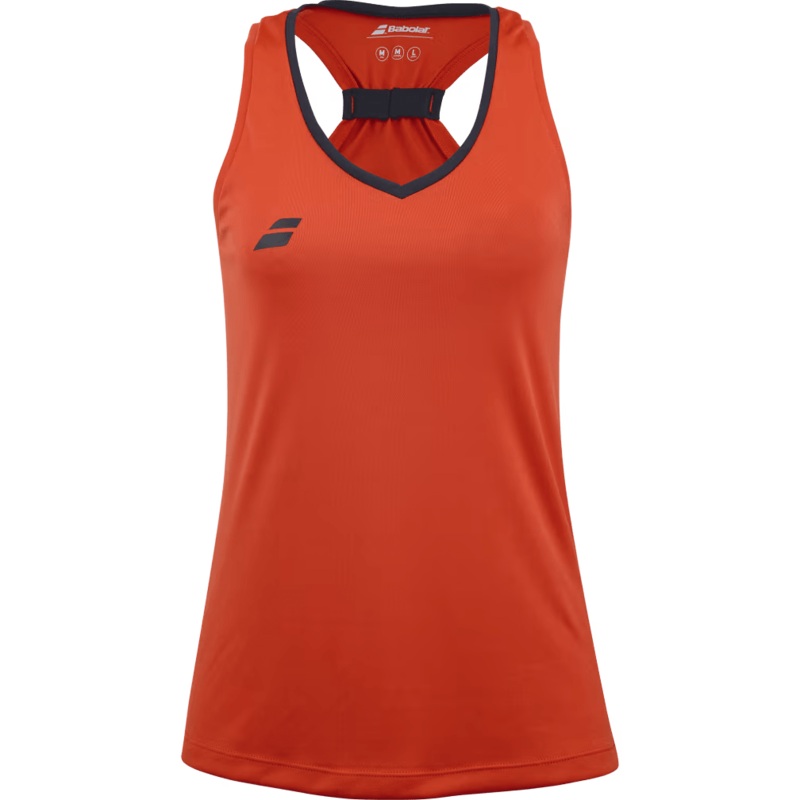 Dbardeur Babolat Play Tank Top Rouge/Orange Femme