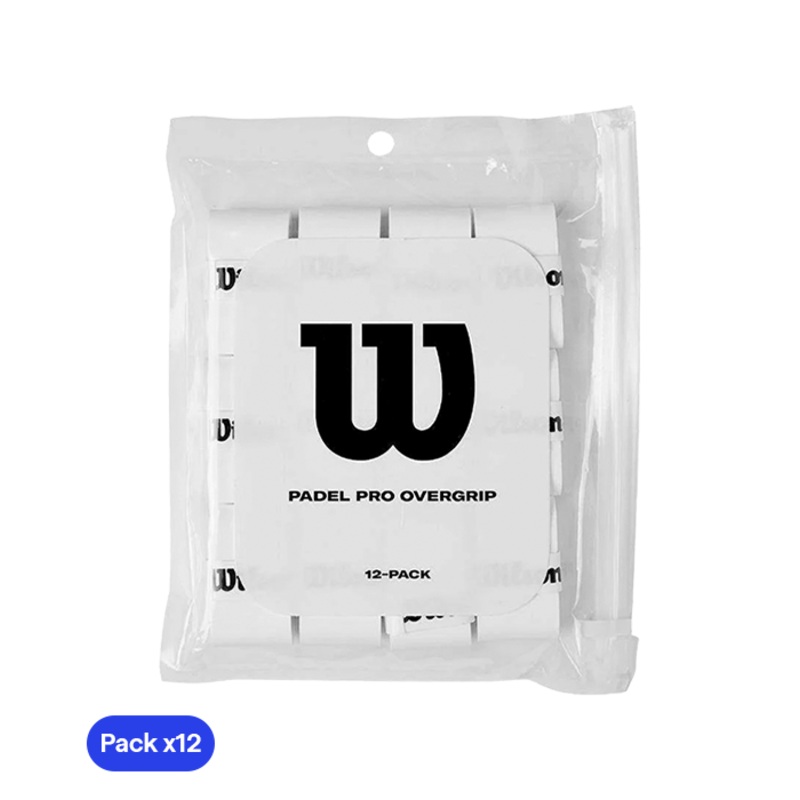 Overgrips Wilson Padel Pro Blanco (Pack x12)