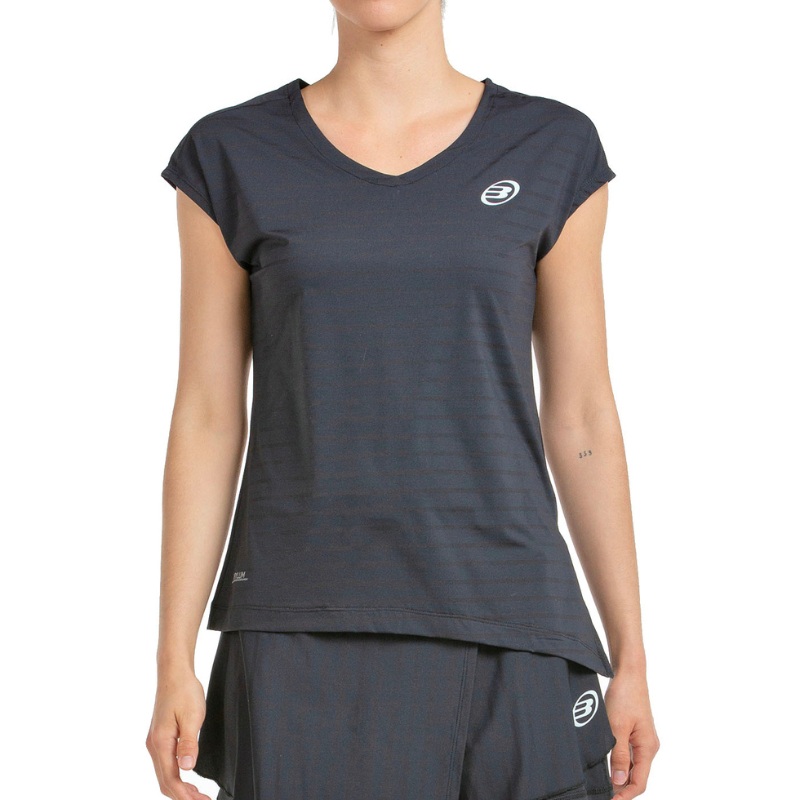 T-shirt Bullpadel Adoros Noir Femme
