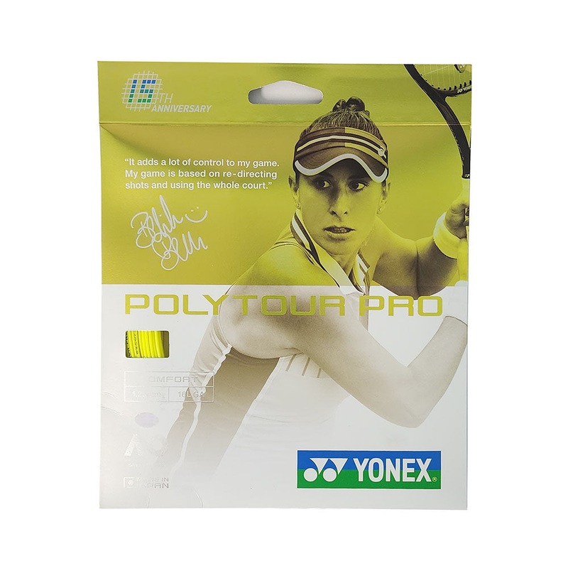 Yonex Poly Tour Pro 16L/1.25 Tennis String (Yellow)