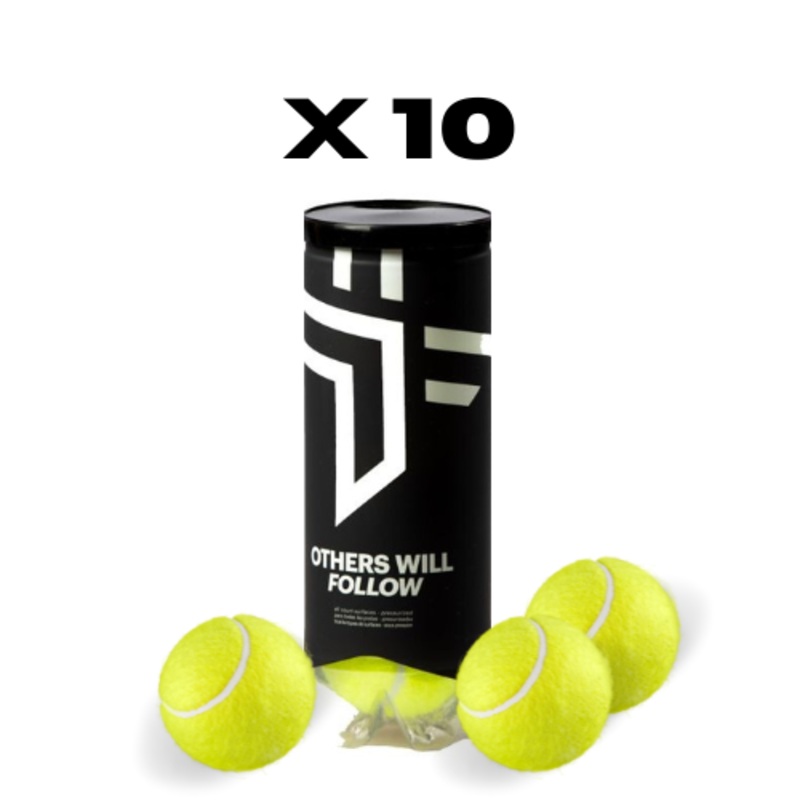 10 cans of OXDOG boost all court balls