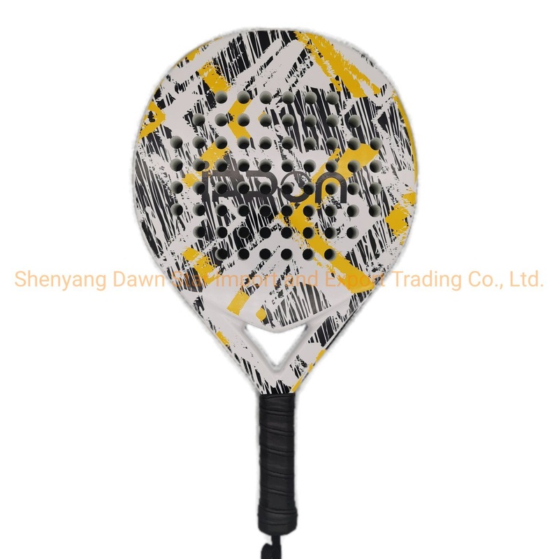 Custom 38mm Thickness Full Carbon 3K 12K 18K Padel Paddle Tennis Rackets