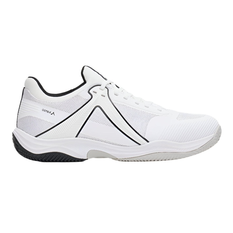 Kanso Sports Padel Shoes - EQ SoftCourt - White & Black