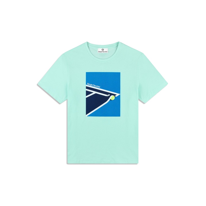 Sergio Tacchini Dante T -Shirt - Beach Glass