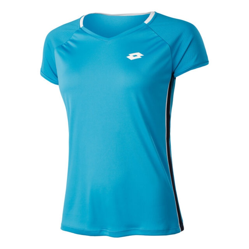 Squadra II PL T-Shirt Women - Turquoise, White