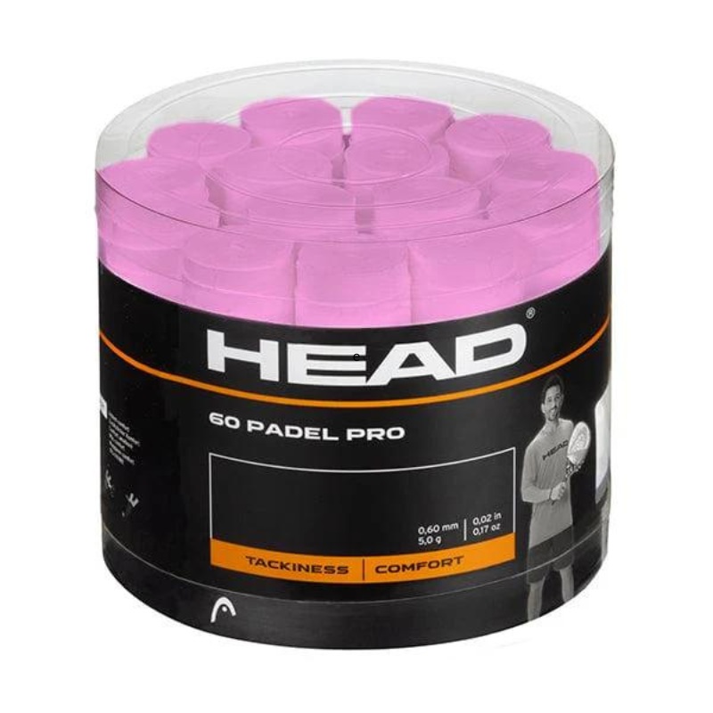 Boite de 60 surgrips Head Pro padel Rose