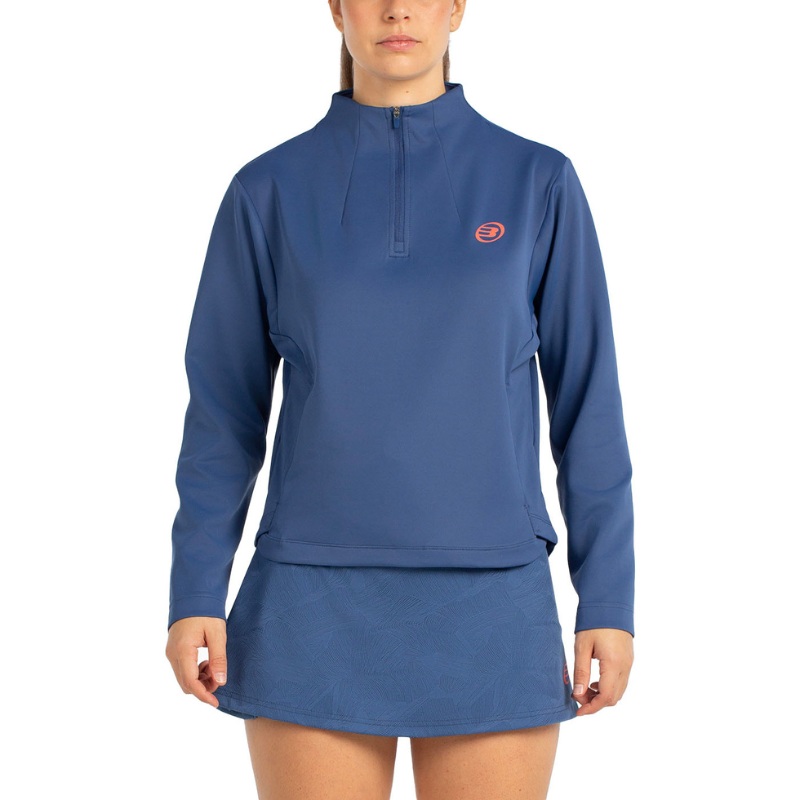 Pull Bullpadel Culle Bleu Marine Femme