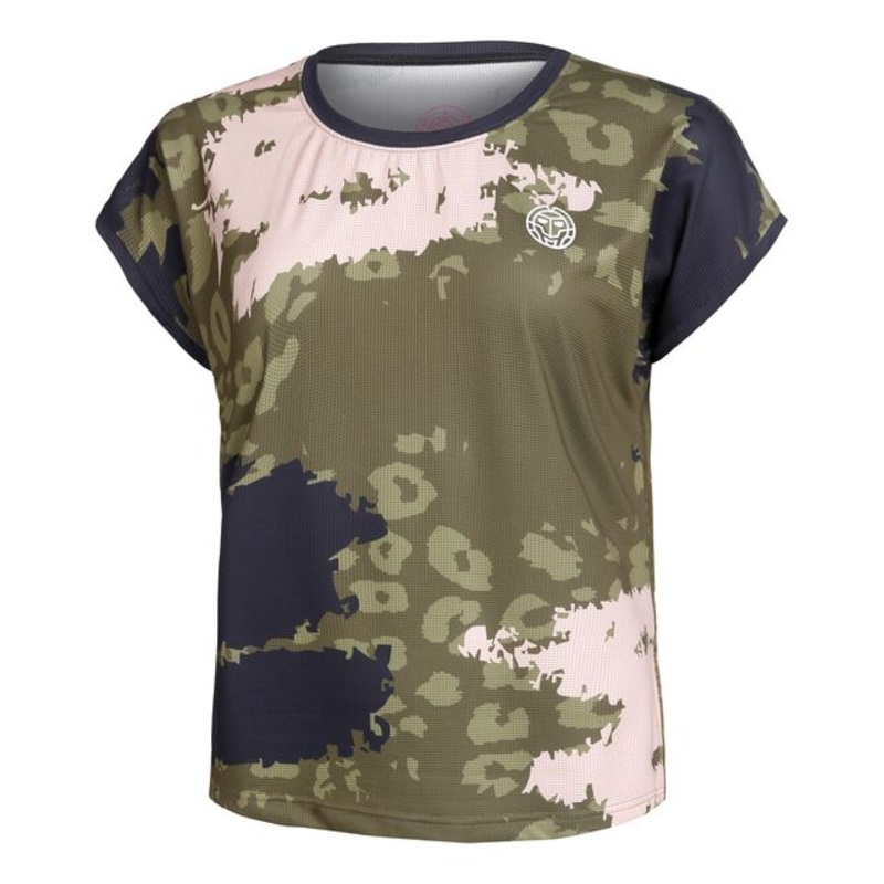 Pure Wild Capsleeve T-Shirt Women - Olive, Multicoloured