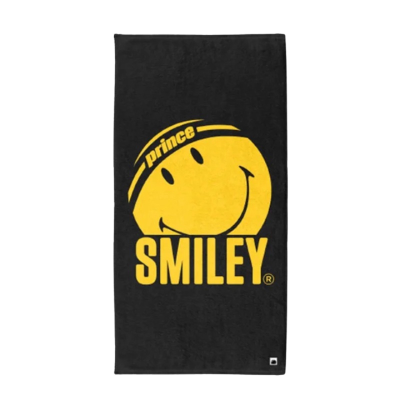 Serviette Prince X Smiley Noir/Jaune
