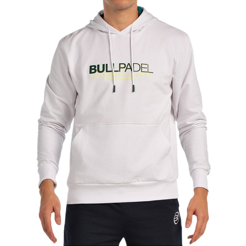 Sudadera Bullpadel Boyen Blanco 2025