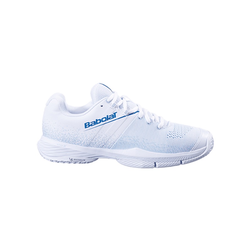 Zapatillas Babolat Sensa Women White/Cool Blue 2025