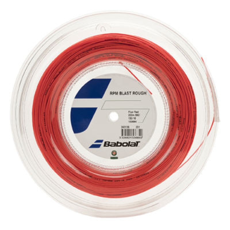 Babolat RPM Rough 16/1.30 Tennis String Reel (Red)