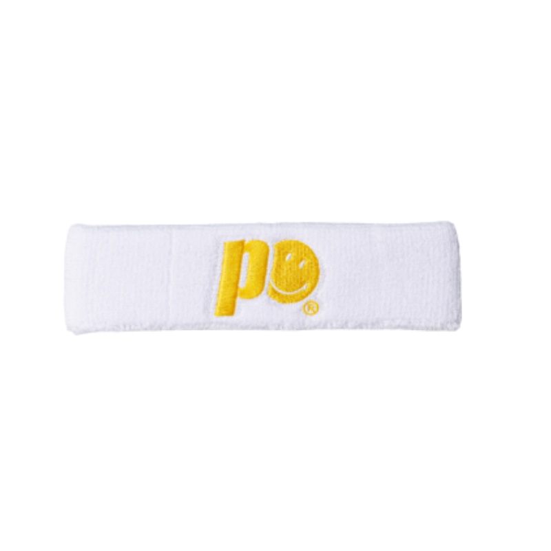 Bandeau pong Prince X Smiley Blanc