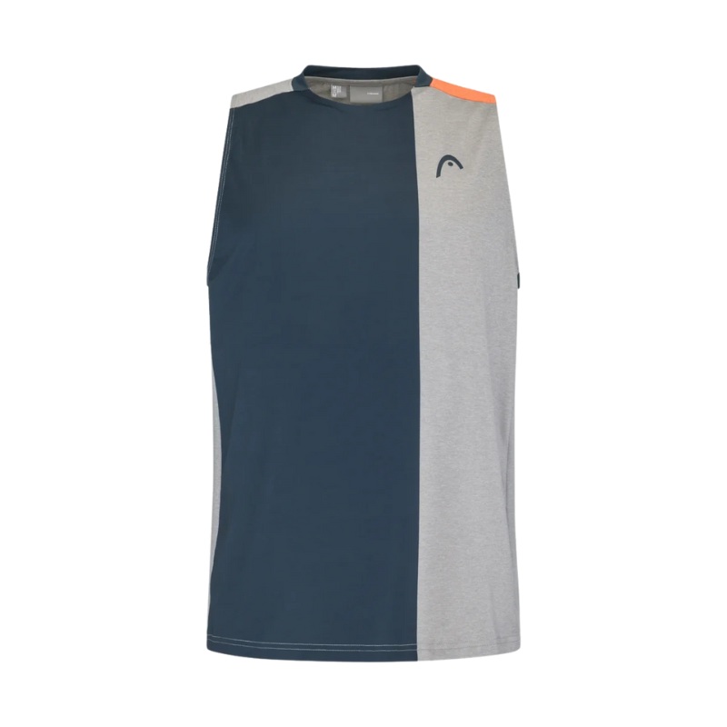Dbardeur Head Tank Top Gris/Orange