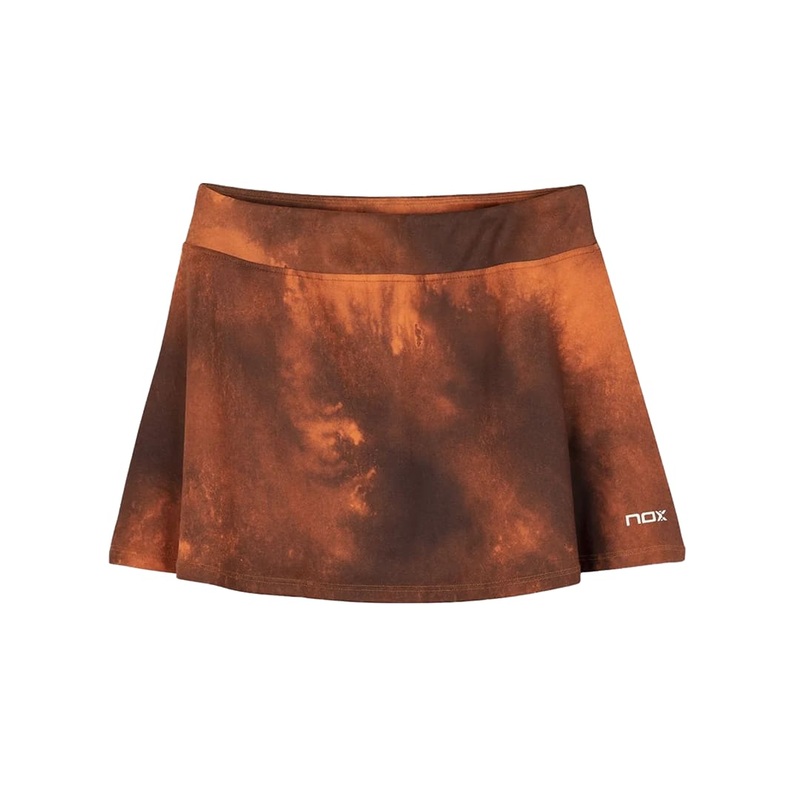NOX Pro Women's Padel Skirt with built in Short 2023 Storm Tangerine