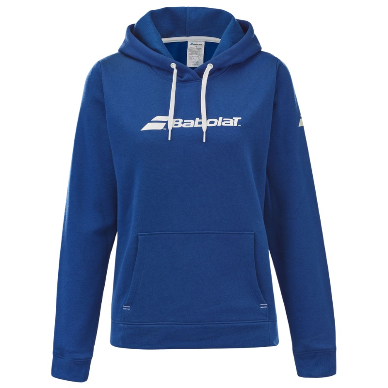 Sweat Babolat Exercice Hood Femme Bleu