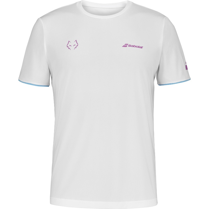 T-shirt Babolat Crew Neck Tee Lebron Blanc 2025