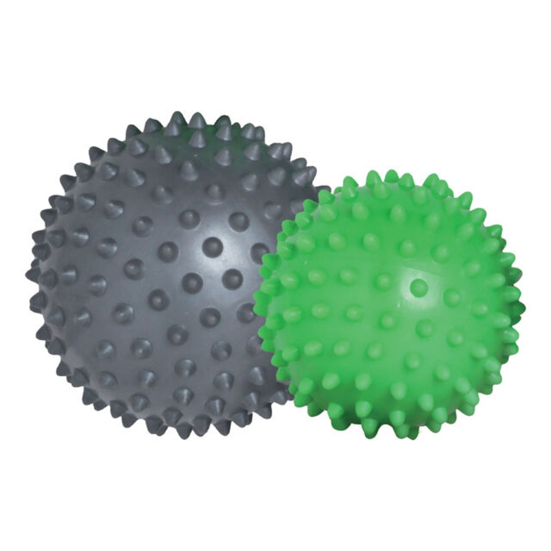 Massage Ball In A Double-pack-Green,Anthracite