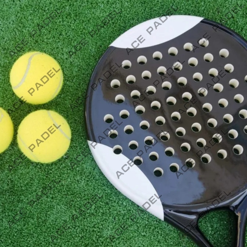 Ace Padel High Quality Custom Racquets 3K Carbon Fiber Paddle Tennis Racket
