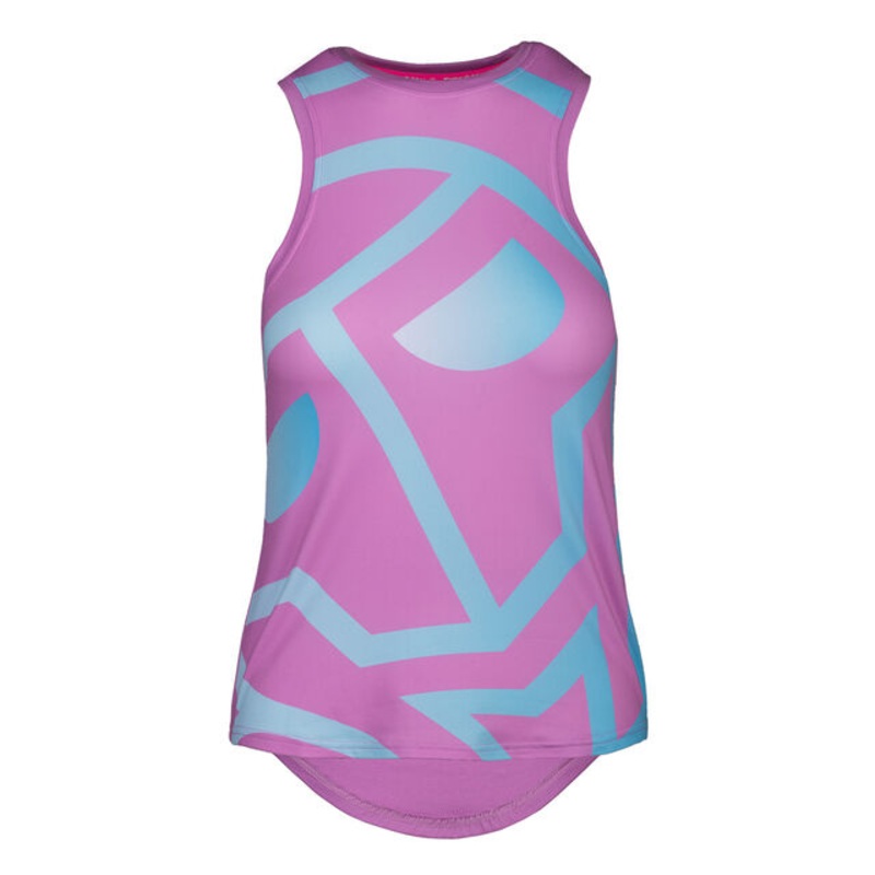 Laresa Basic Logo Tank Top Women - Pink, Turquoise