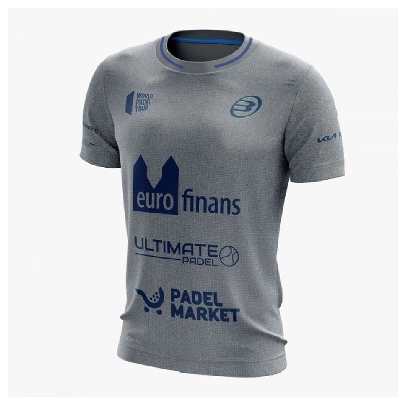 Bullpadel WPT MANEX Martin Di Nenno T-Shirt Grey