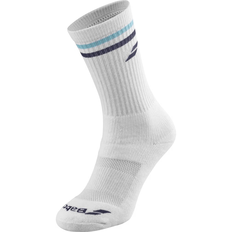 Chaussettes Babolat Single Socks Blanc 2024
