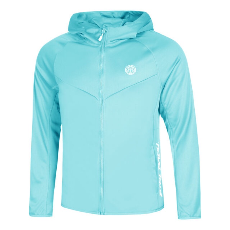 Crew Hood Training Jacket Men - Turquoise
