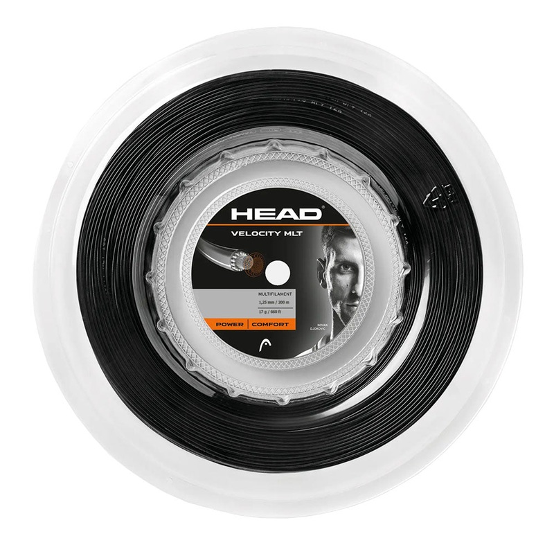 Head Velocity MLT 17/1.25 Tennis String Reel (Black)