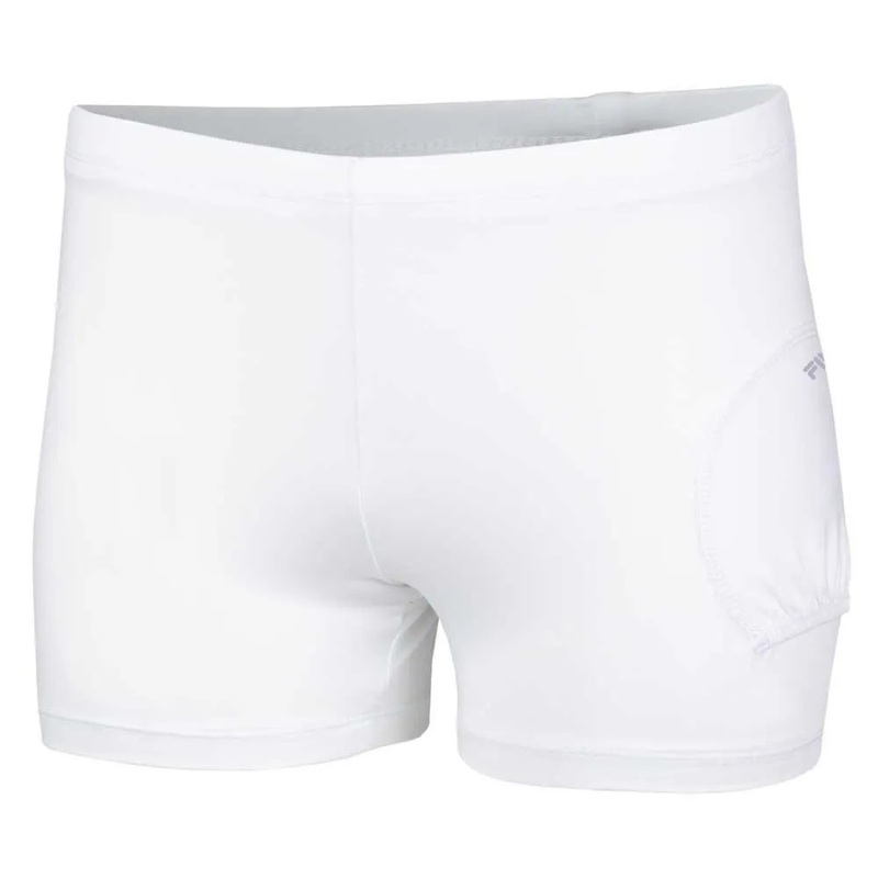 Short Fila Bella Blanc Femme|XS|S|M|L