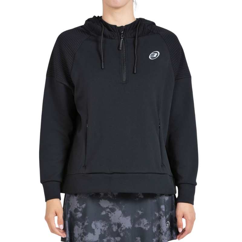 Sweat Bullpadel Bateo Noir Femme
