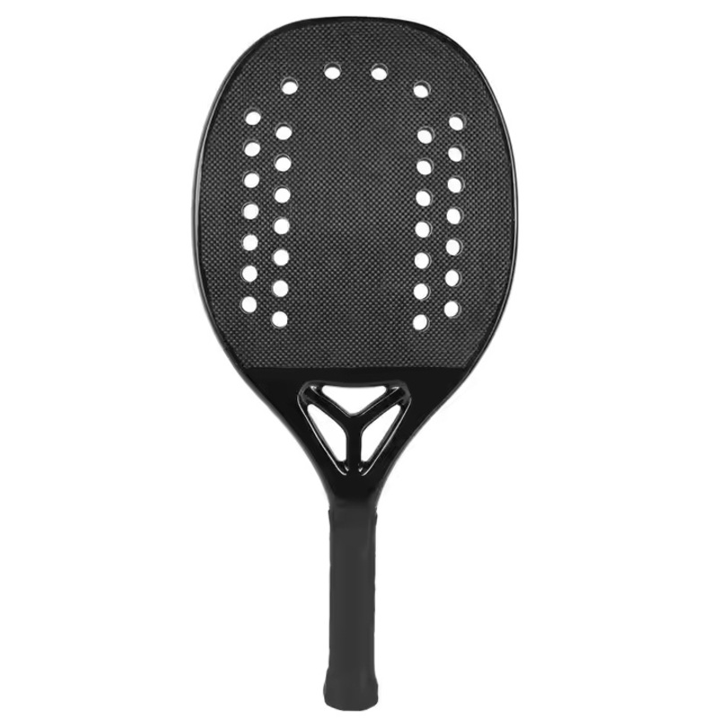 Custom Adult Racket 3K/12K/18K/ Carbon Fiber Professional Beach Tennis Racket Paddle Racket