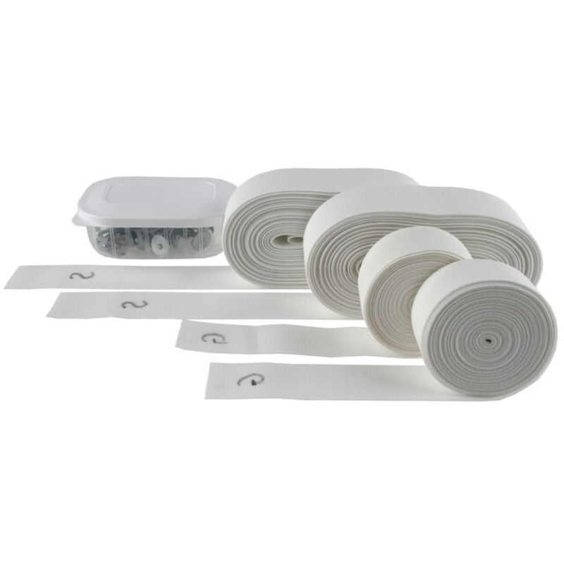 Midcourt Line Set 4 Rolls Clay Court-White