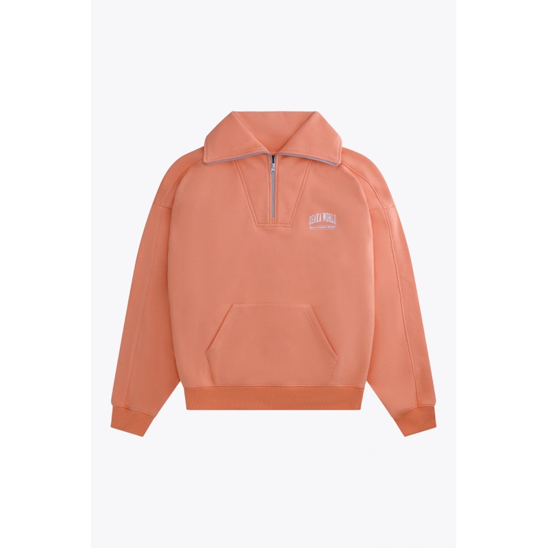 Osaka Women Half Zip Sweater | Peach
