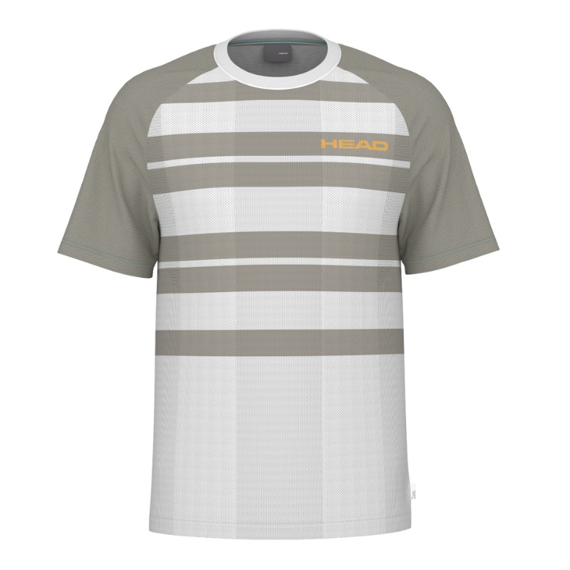 T-shirt Head Performance Blanc/Gris
