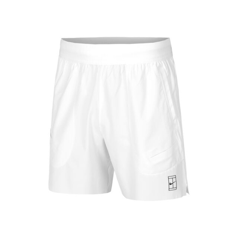 Court Dri-Fit Advantage 6in Shorts Men - White, Black