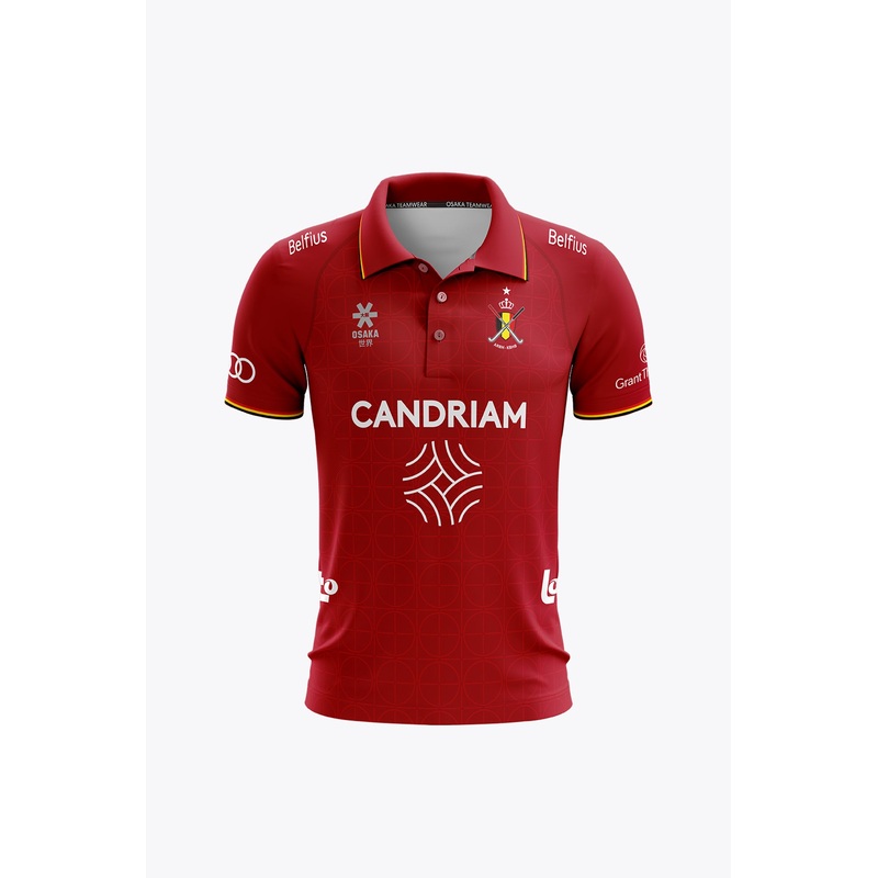 Official Belgium Men Polo Jersey | Red