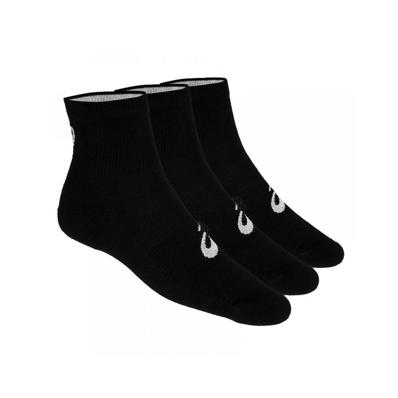 ASICS Quarter Socks (Pack of 3 Pairs) Black