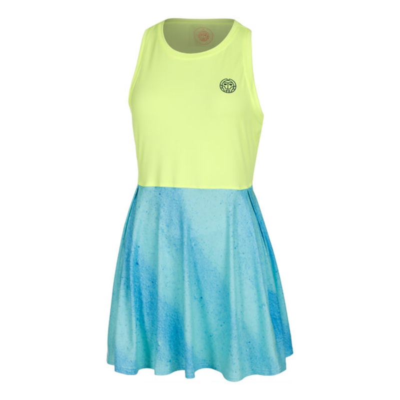 Beach Spirit 2in1 Dress Women - Neon Yellow, Turquoise
