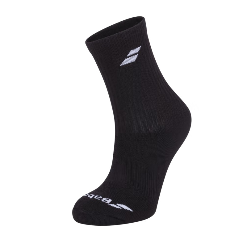 Chaussettes Babolat noir x3|S (35-38)|M (39-42)|L (43-46)|XL (47-50)