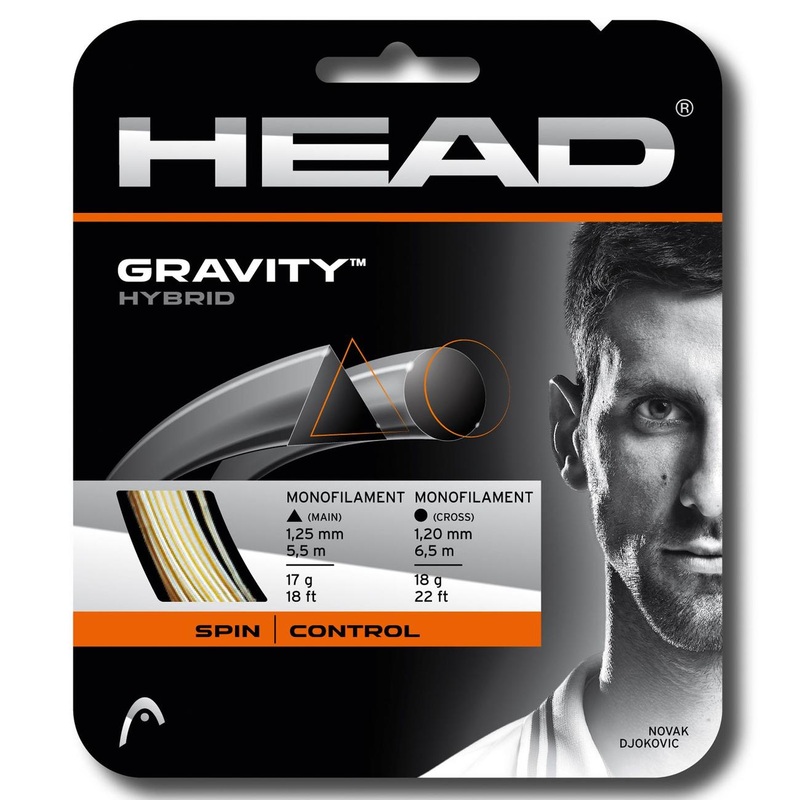 Head Gravity (Triangular 17 / Round 18) Hybrid Tennis String