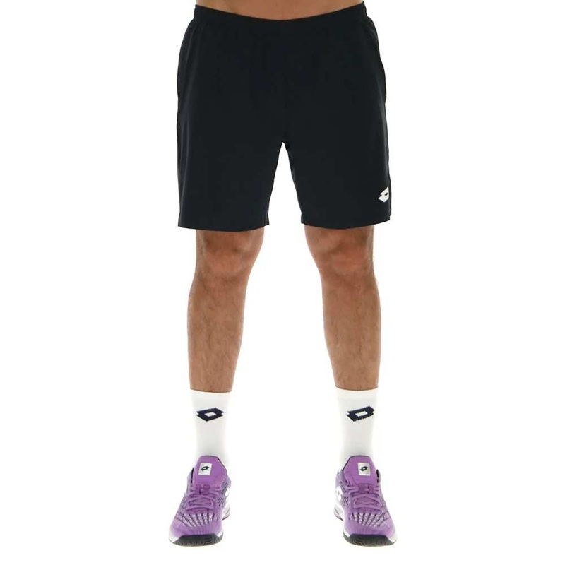 Lotto Men's Top II  7-Inch Short (Black)
