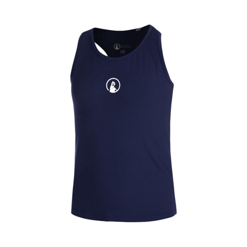 Racerback Tank Top Girls - Dark Blue, White