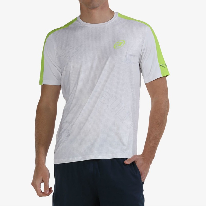 Bullpadel Mitad T-Shirt White|S|M|L|XL|XXL