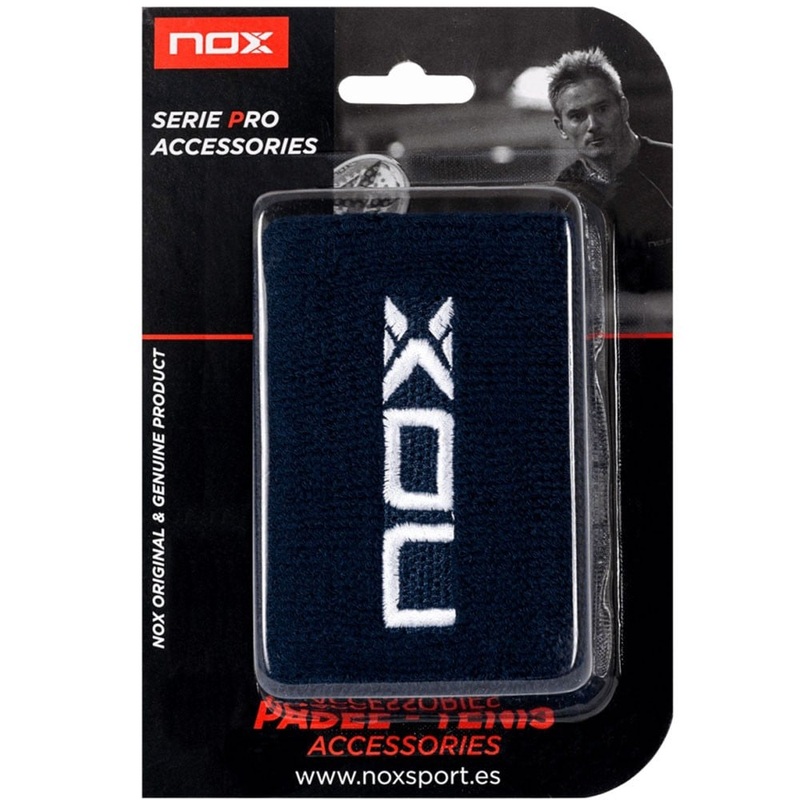 Muequeras NOX Azul/Blanco 2 Uds