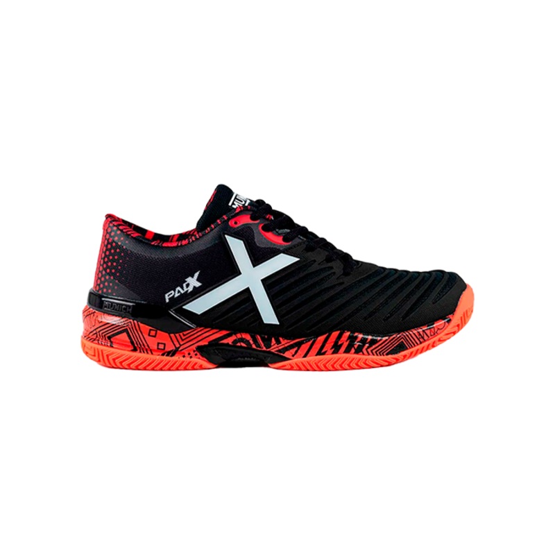 Zapatillas Munich Padx 55 Negro/Rojo 2025